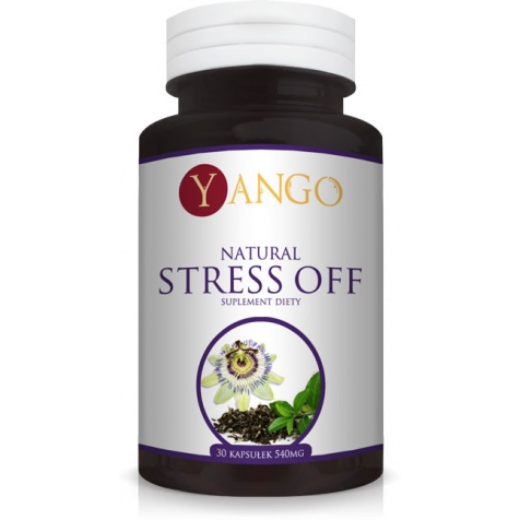 Natural Stress OFF Yango Passiflora, teanina, witaminy  z grupy B Warszawa Sklep